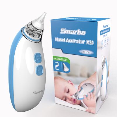 China Remove Nasal Mucus For Baby Smarbo X30 Newborn Electric Baby Aspirator Nose Nasal Cleaner With Silicone Heads for sale