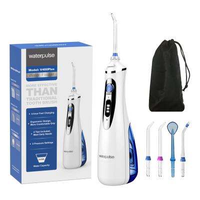 China Teeth Cleaning Waterpulse V400PLUS Water Flosser Dental Oral Care Irrigator Cleaning Teeth With CE Certificate for sale