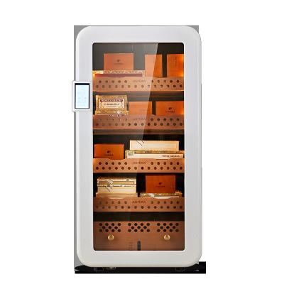 China Boveda hot sale factory direct car the most advanced accurate humidity control and cedar shelves for baqckwoods cigar humidor cabinet for sale