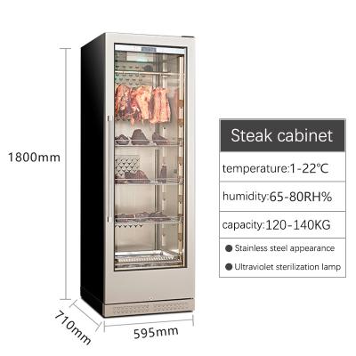 China Beech Shelf Free Standing High End Household Beef Display Professional Multizone Refrigerator With Preservation System for sale