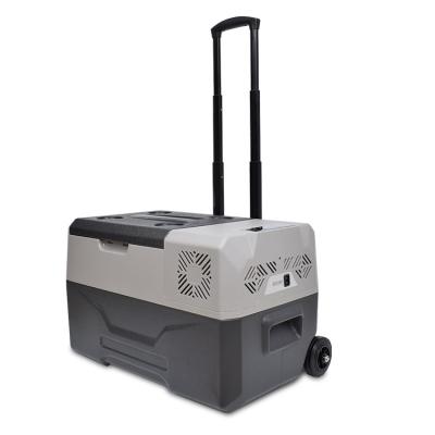 China COMPRESSOR Shipping 12V 24V 30L Mini Car Fridges Freezer Portable Drop Fridge For Outdoor Camping for sale