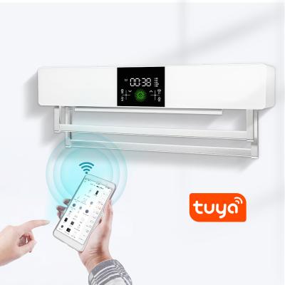 China Heater Tuya Smart WiFi Fast Drying Towel Disinfection Rack For Bathroom for sale