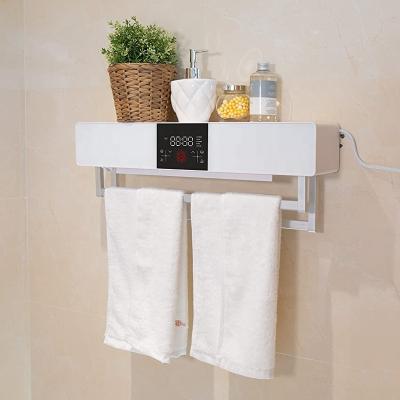 China Heater Guangzhou Household Appliances Modern Towel Warmer Tuya Heated Towel Rack Bacteria and Germs Remover for sale