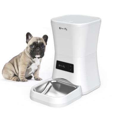 China Amazon Hit WIFI Control Dog Automatic Food Bowl Automatic Feeding Machine Vending Machine Smart Pet Driver for sale