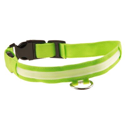 China Reflective Wholesale Custom Portable Recycled Pet Leash Dog Collar Flash Pet Led Glow Dog Collar for sale