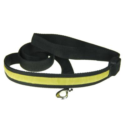 China Reflective Custom Pet Nylon Led Flashing Light Dog Collar Glow Up Led Dog Collar for sale