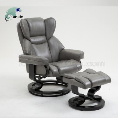 China Recliner Chair with High End Footstool Recliner Sofa with Ottoman Recliner Chair Leather Recliner Sofa for sale