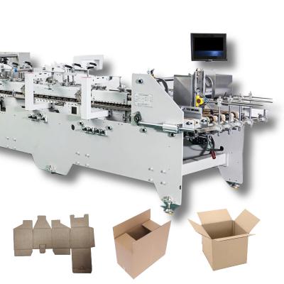 China Factory Automatic High-speed Corrugated Box Folding Gluing Machine Folder Gluer for sale