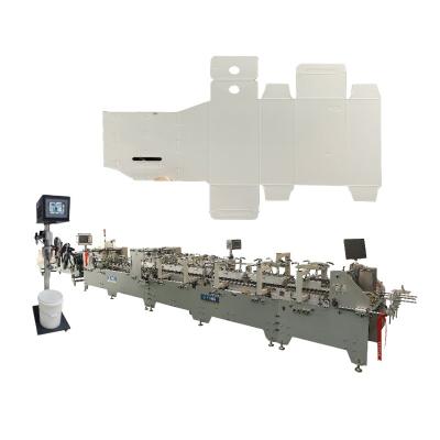 China Hotels New Product Efficient High Speed ​​Semi-automatic Cardboard Paper Machine Folder Gluer for sale