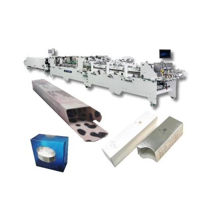 China Good Quality New Arrivals Automatic Fold Box Glue Cardboard Folder Gluer Machine CQT-850A-2 for sale