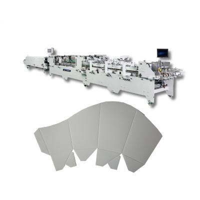 China Food Technology Manufacturing Folding Gluing Automatic Cardboard Folder Gluer Box Gluing Machine for sale