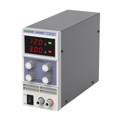 China wanptek Lab Bench DC Power Supply 120V/3A Variable Voltage Power Supply Lab Test and Repair KPS1203D for sale