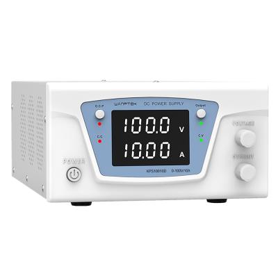 China Wanptek Laboratory DC Power Supply Regulator KPS10010D 100V/10A 1000W Swtiching High Accuracy Programmable High Power 10A for sale