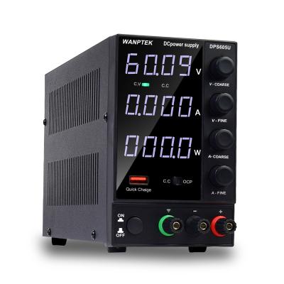 China Phone computer repair wanptek DC power supply 60V/5A 300W high power adjustable change high-precision 4-digit display for sale