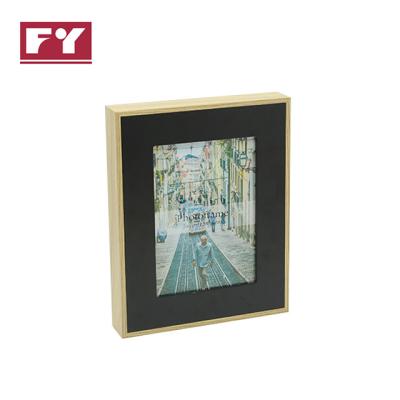 China 2021 Europe modern home decor cardboard table picture digital printed wooden photo frame for home office decoration for sale