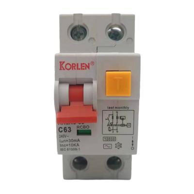 China Small Home Appliance Rccb Type A B AC Residual Current Circuit Breaker for sale