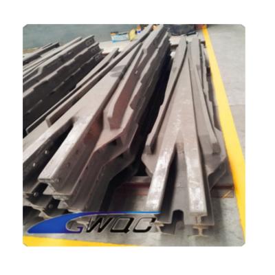 China High Demand 115RE #10 Solid Steel Frog Railroad Building Parts Manganese Railway Assembly for sale