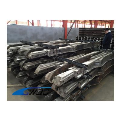 China High Quality Solid Railway Construction Parts 90RA #8 Manganese Steel Frog Railroad Assembly for sale