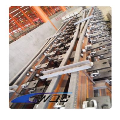 China Railroad Construction Parts Great Demand 136RE #8 Rail Limit And Solid Manganese Frog Railroad Assembly for sale