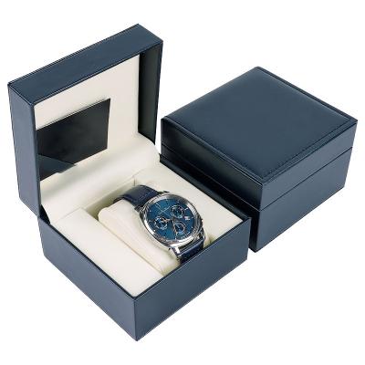 China Custom Square Watch Box Reused Luxury Custom Design Logo Cardboard Paper Gift Packaging New Materials for sale