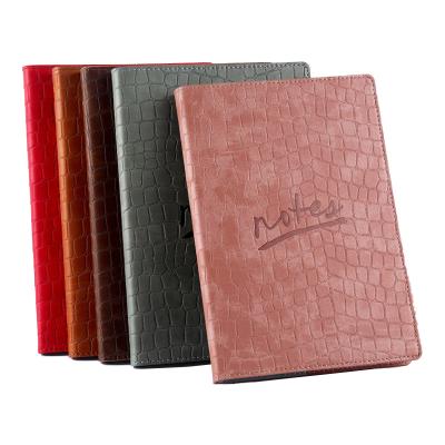 China A5 Hardcover Academic Printed Leather Daily Monthly Planner Diary Customized Logo PU 2022 Softcover Notebook for sale