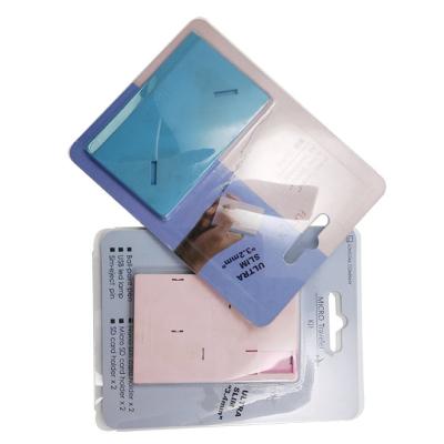 China Luxury Disposable Custom Design Pen PET PVC PE Clear Plastic Flat Packaging Box With Store for sale