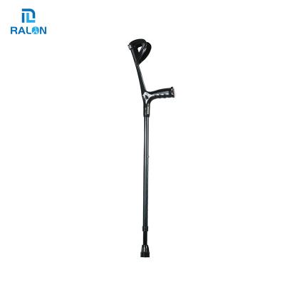 China Best Selling Ralon Multifunctional Retractable Aluminum Walking Stick Elbow Staff with Hand Grip for sale