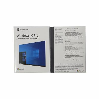 China Retail Windows 10 Pro USB Full USB Package Box Genuine Digital US System Software Key Global Online Activation Windows 10 License for sale