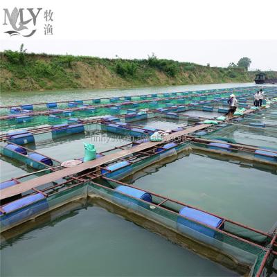 China China High Strength 100% HDPE Fish Farm Cage Trap For Sea / Lake Aquaculture for sale