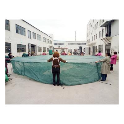 China multifilament huanan small mesh chinese pe nylon fishing net cage for sale aquaculture net for sale