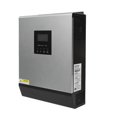 China Pure Sine Wave 3KVA Hybrid Solar Inverter With 50A PWM Charge Controller For On Grid Solar System 95*240*316mm for sale