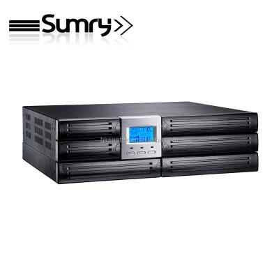 China New Model Networking Online Rack Mount Ups 1KVA 2KVA 3KVA Single Phase 110V 220V for sale