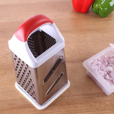 China Sustainable New Design Multifunctional Kitchen Tools Food Grade Stainless Steel Vegetable And Fruit Grater for sale