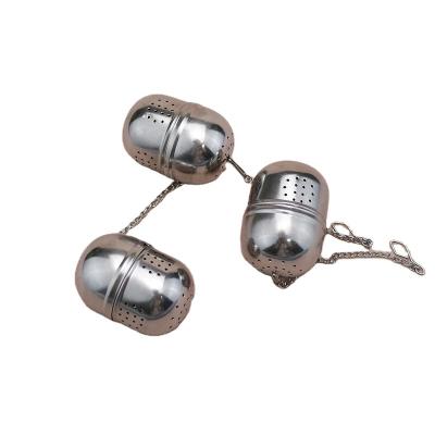 China Stainless Steel Tea Infuser Strainer Reusable Reusable 4cm Spice Mesh Ball for sale