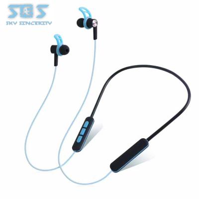 China In-ear manufacturer high quality noise reduction sports microphone bluetooth neckband metal earphone for sale