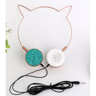 China Headband Fashion Wholesale Design Thin Head Use High End Durable Kids Headsets Cat Ear Headphones for sale