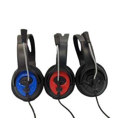 China Factory Design 3.5MM Classic Headband Hole Devices Competitive Gaming Headphones Computer Headsets for sale