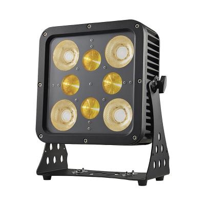 China Theme Park / Stage Light MoFeng 4x50W COB Wash + 4x10W Beam Waterproof Par light   IP65 200W RGBW 4in1/5in1/6in1 DMX Led Stage Lighting Outdoor Par can for sale