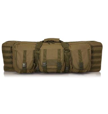 China Khaki Tactical Travel Gun Shooting Bag with Built in Shooting Mat for sale