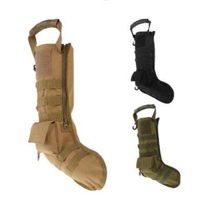 China Christmas Outdoor Creative Nylon Tactical Stockings Newest Christmas Home Decoration 2020 Military Socks Colors for sale