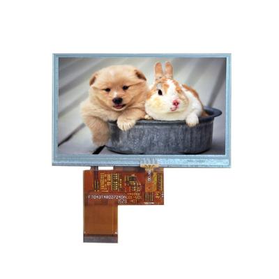 China 4.3 inch TFT LCD touch screen module CTP/RTP for optional 40pin RGB interface 480*272 4.3 inch touch LCD screen 4.3 inch for sale