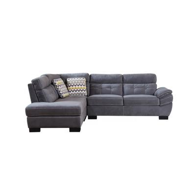 China Modern Comfortable Hotel L Shape OEM Office Sectional Couch Set Fabric Velvet Modular Sectional Sofa for sale