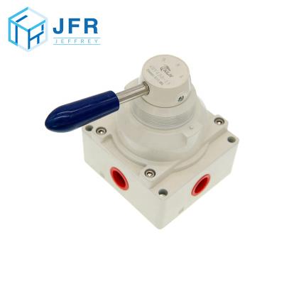 China Building Material Shops 4H410 4H430 Aluminium Alloy Hand Valve Electric Solenoid Valve Manual Controlled Direct Acting Type for sale