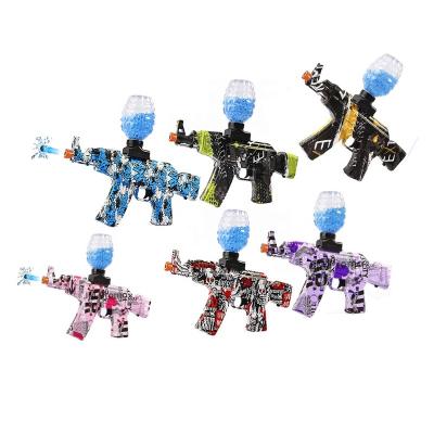 China Full Automatic Electronic Toy AK47 Freeze Ball Blaster Gun Splash Ball Splat Toy Guns With Water Beads Glasses AKM47 for sale