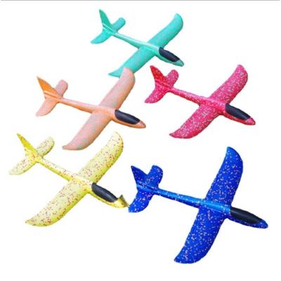 China Kids Outdoor Play Toy Toys Large Manual Air Glider Toy Plane Foam Launch Plane For Kids Fun Outdoor Sports Toys Fly Plane foam for sale