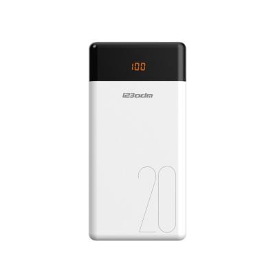 China Mini Pocket 20000mAh Power Bank Three Types Input Power Bank Fast Charging Support for sale