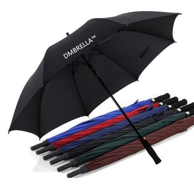 China Cheap wholesale promotional golf seaside straight umbrella casual with custom brand company logo for sale