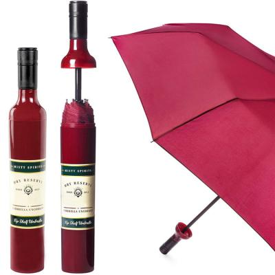 China Cheap Casual Whiskey Wine Bottle Umbrella for sale