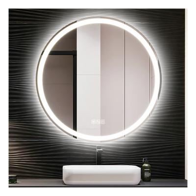 China Illuminated High Quality Touch Sensor Led Bathroom Round Mirrors With Backlit For Home And Hotel for sale