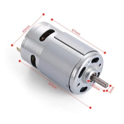 China High Efficiency 12v 24v Totally Enclosed DC 20000rpm 0.5 Hp Dynamo DC Electric Motors 775 For Sale en venta